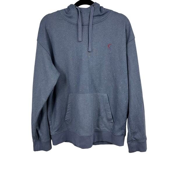 Zyia Blue Textured Hoodie Medium - Picture 1 of 6